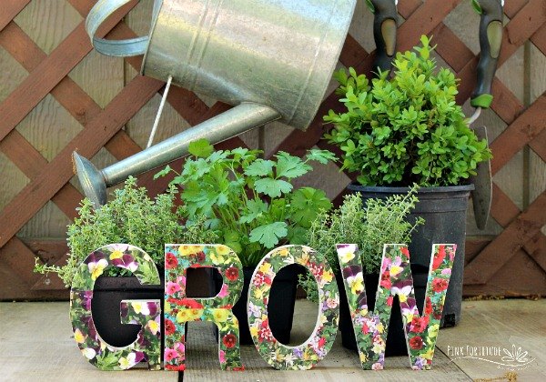 grow garden sign diy
