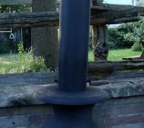 how to fix a rusty outdoor fireplace