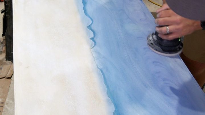 epoxy resin ocean table