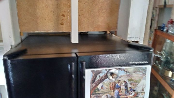 how to trim cabinet above refrigerator i just got a new refrigerator and i had to cut out the how to trim cabinet above refrigerator i just got a new refrigerator and i had to cut out the
