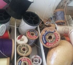 q easy way to keep thread spools from unraveling