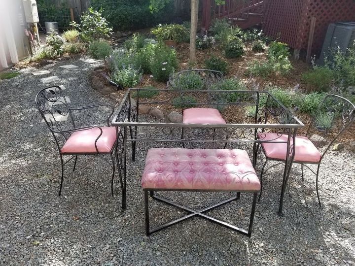 cast crew iron outdoor seating for the volunteers of local shelter