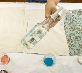 an easy how to paint upholstery fabric