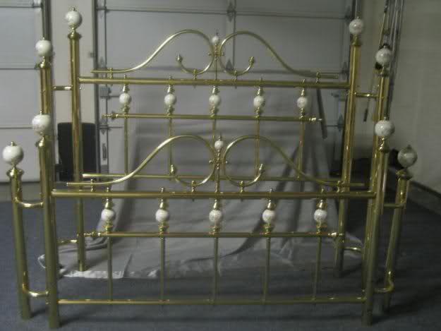 i would like to redo a brass bed but not sure how to go about it