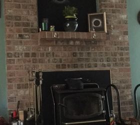 q what are some ideas for changing a 27 year old fireplace all brick