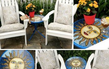 Stained Glass Patio Table for Under $25