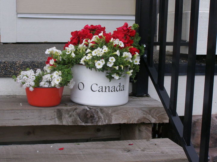 13 proyectos de bricolaje que gritan canad, O Canad Jardinera para el porche del D a de Canad