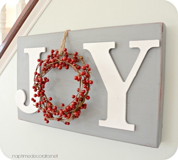 s 13 diy projects that scream canada, JOY Sign