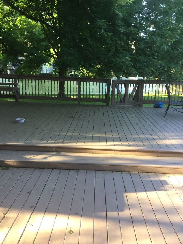 q i want to change my deck from the pressured wood