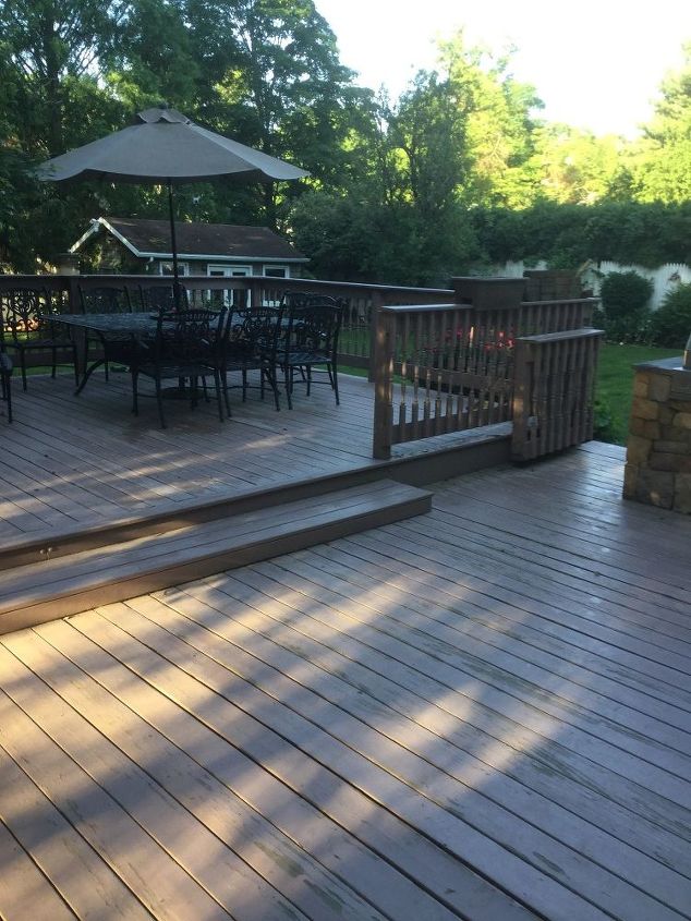 q i want to change my deck from the pressured wood