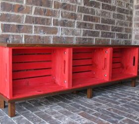 s 20 benches you can build this summer, Crate Bench