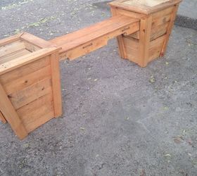 s 20 benches you can build this summer, 2 Planter Bench