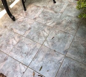 q what can i apply to my outdoor tiled terrace to make it less slippery