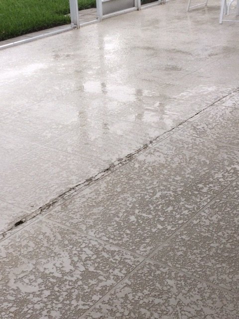 q how do i cover patio concrete with patio blocks