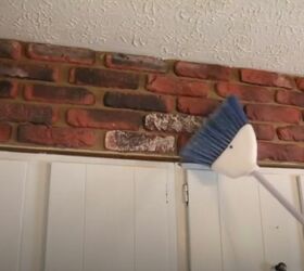 dear hometalk how can i brighten up my old dated brick wall