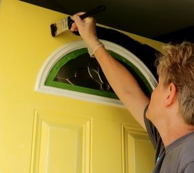 the proper way to paint and stencil a front door
