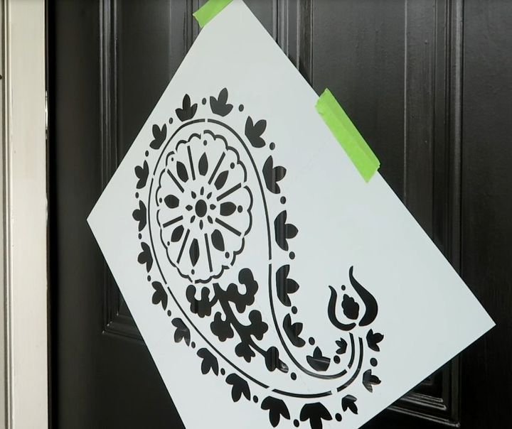 The Proper Way To Paint And Stencil A Front Door Hometalk