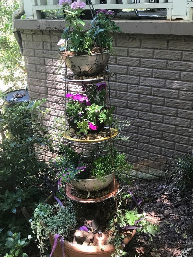 yard art from my heart, All dressed and ready to bloom