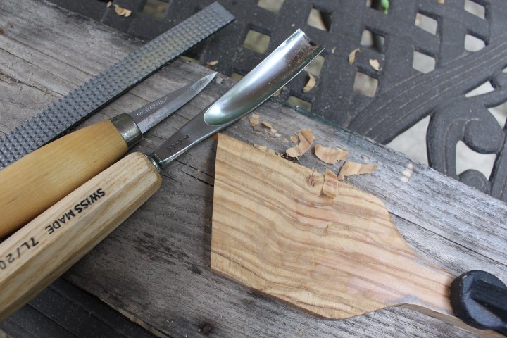 hand carved spatula