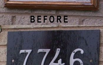 Time to Replace Old Address Plaque