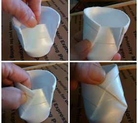How to Make Baby Booties Out of Styrofoam Cups