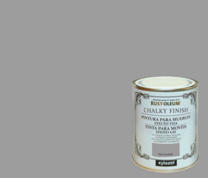 room divider makeover, Rustoleum Chalk Paint Winter Grey
