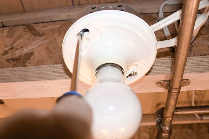 how to install led light fixtures to replace old utility lights