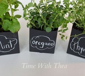 s 16 ways to showcase your herb garden, Stay Organized With a Chalkboard