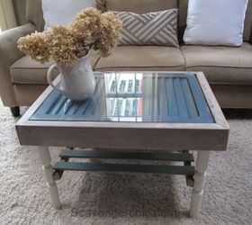 s these coffee table ideas will inspire you to make your own, Shutter and Slats Coffee Table