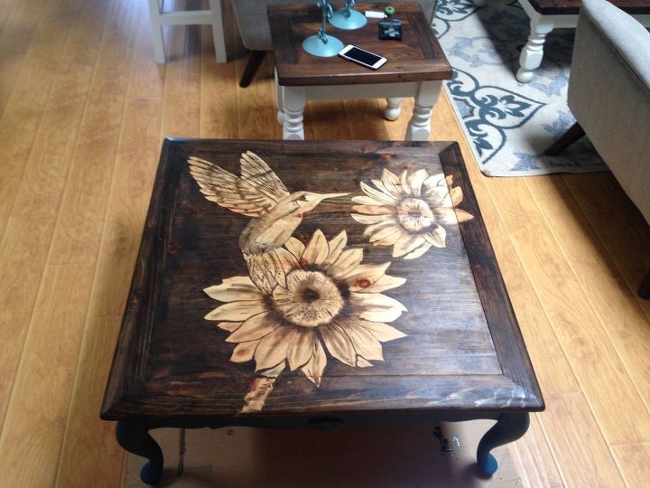 s these coffee table ideas will inspire you to make your own, Coffee Table With Stained Design