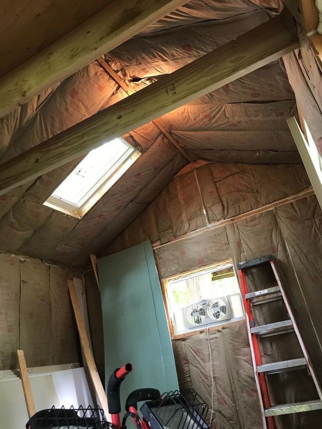 do i need to put up drywall before wood planks on the ceiling