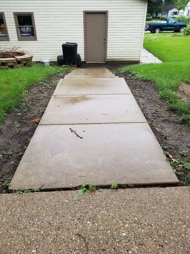 q landscaping help for sloping steps