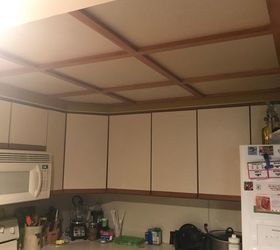 Inexpensive And Simple Way To Redo 80 S Kitchen Cabinets Hometalk
