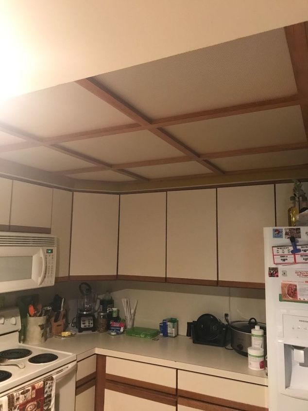 Inexpensive And Simple Way To Redo 80 S Kitchen Cabinets Hometalk