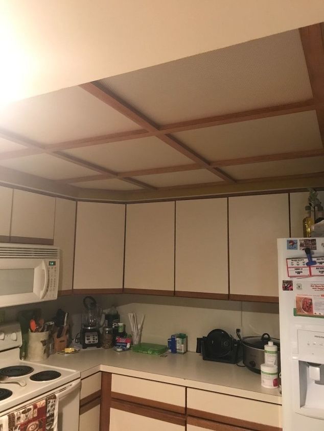 Inexpensive And Simple Way To Redo 80 S Kitchen Cabinets Hometalk