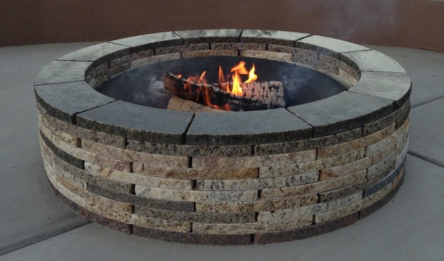 s 15 fabulous fire pits for your backyard, Made with recycled granite