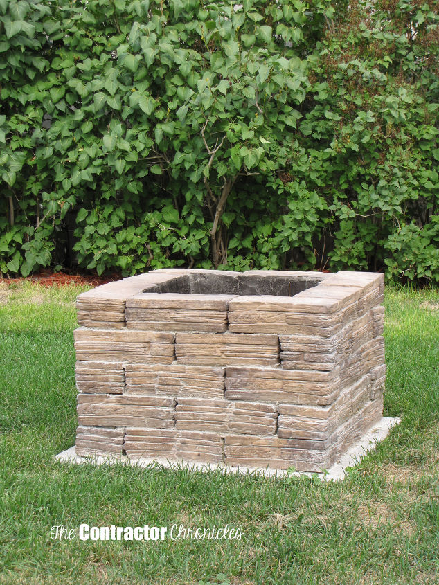 s 15 fabulous fire pits for your backyard, Squared with bricks
