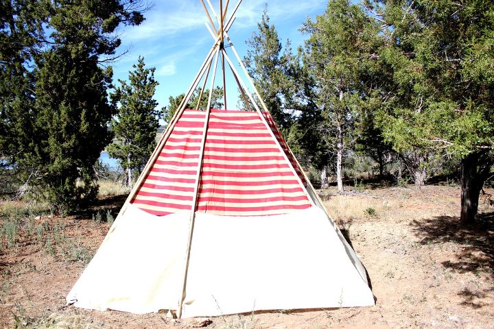 s 14 diy must haves for all camping trips, A Backup Teepee kids love this