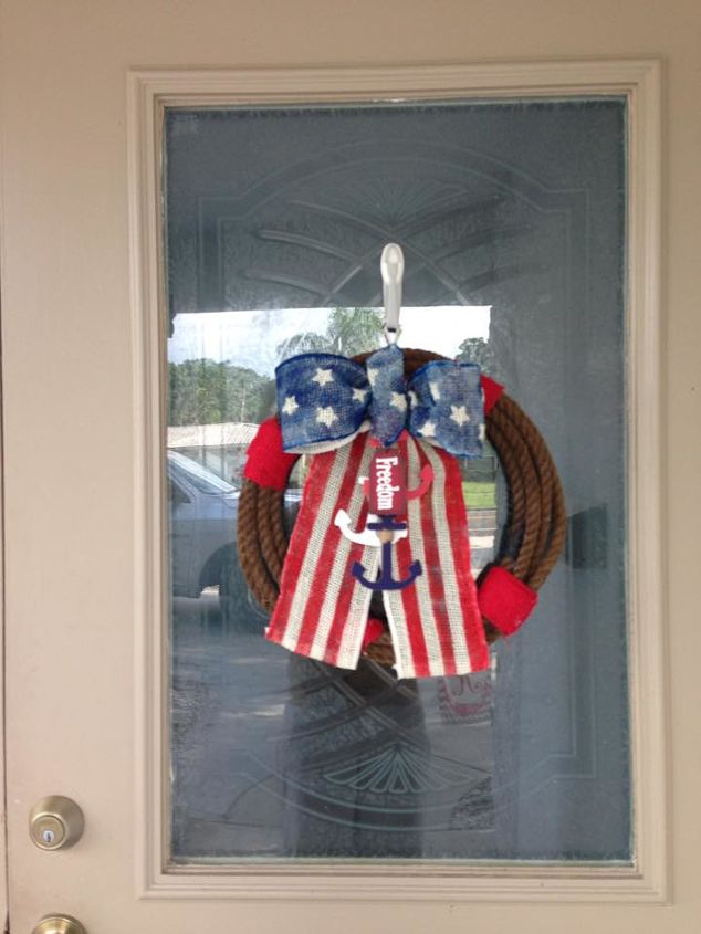 s 20 stunning wreaths for the 4th of july, Nautical Theme