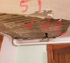 q my basement apartment has water damage that caused the ceiling in the