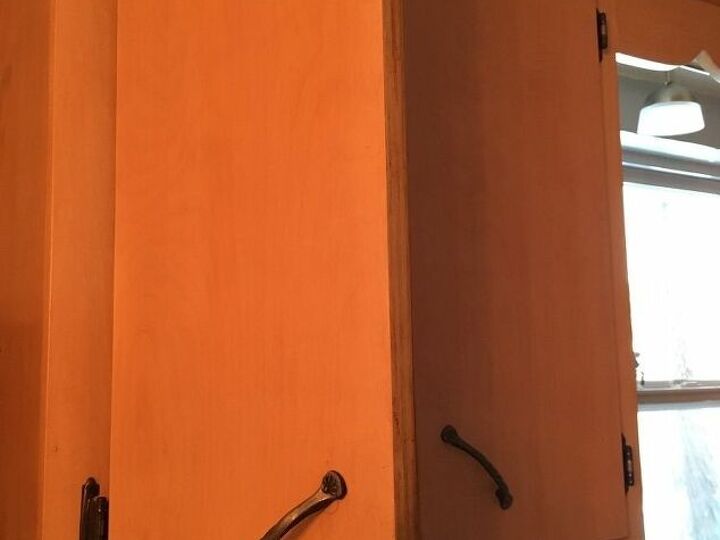 q how do i get a better look with these cabinets unsure of coating