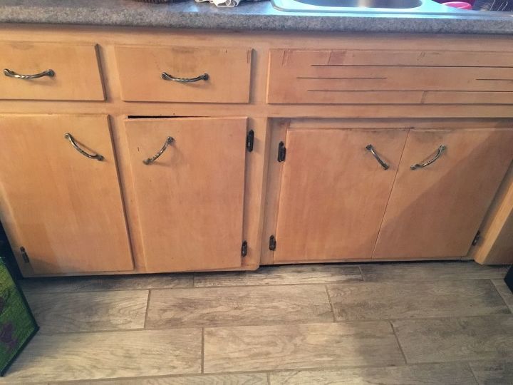 q how do i get a better look with these cabinets unsure of coating