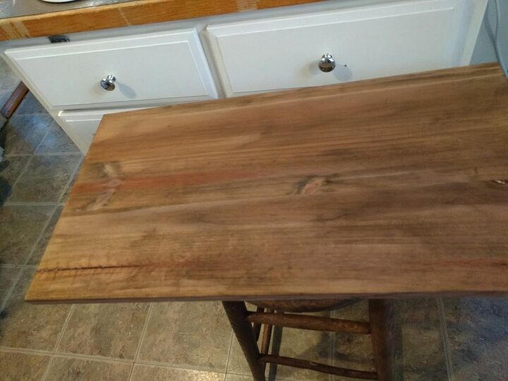 q best way to finish a wood counter