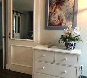 Dresser with deals sliding barn door