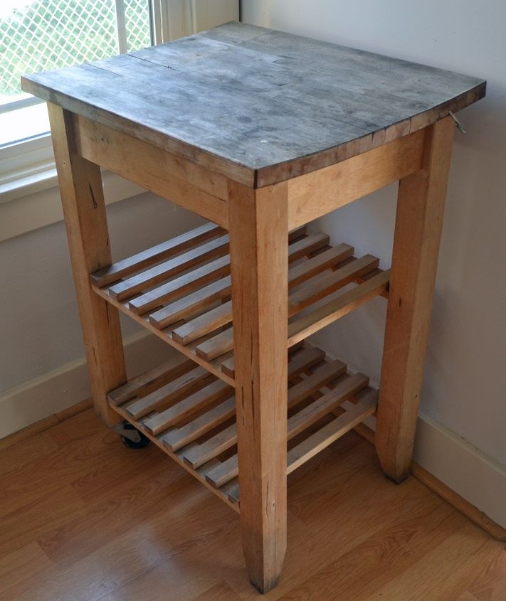 old ikea kitchen cart gets a second life