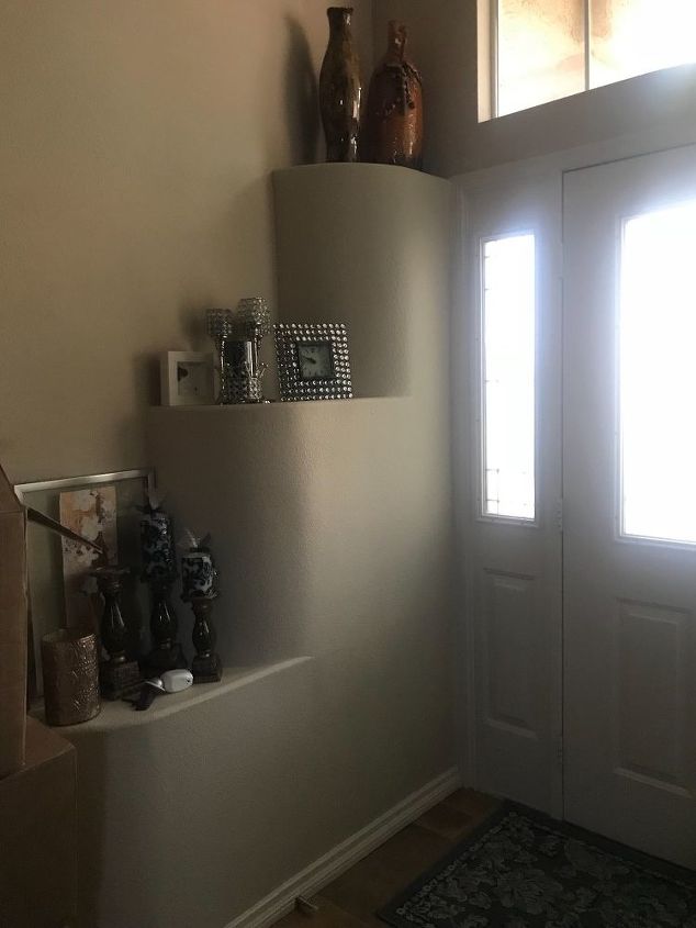q any suggestions for decorating a the shelves and niches