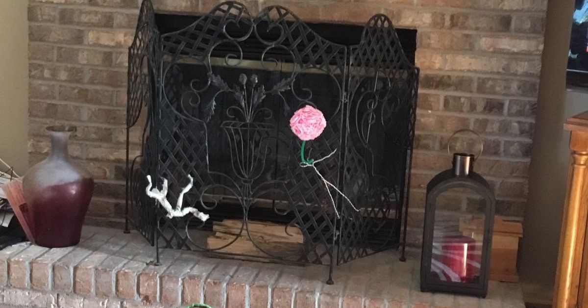 How To Tile Or Paint A Brick Fireplace And Add Your Mantel How To Tile Or Paint A Brick Fireplace And Add Your Mantel Hometalk