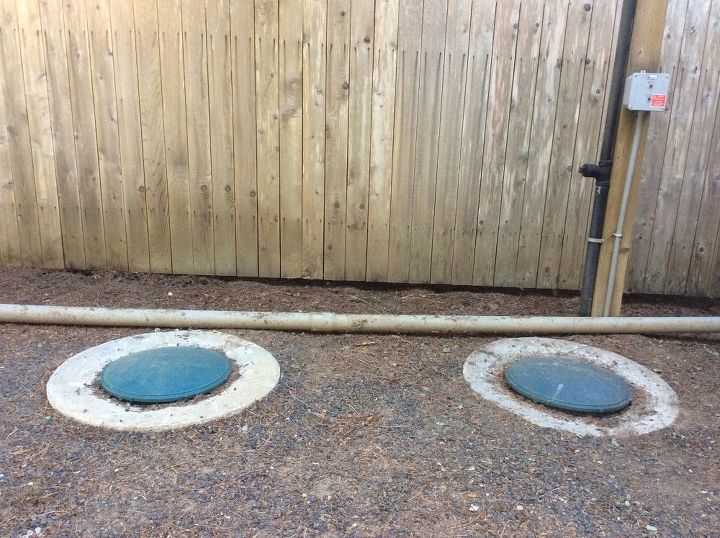 need ideas on how to disguise septic tank covers