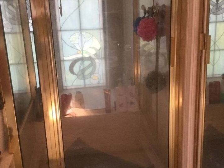 q how do i change the color of metal shower trim