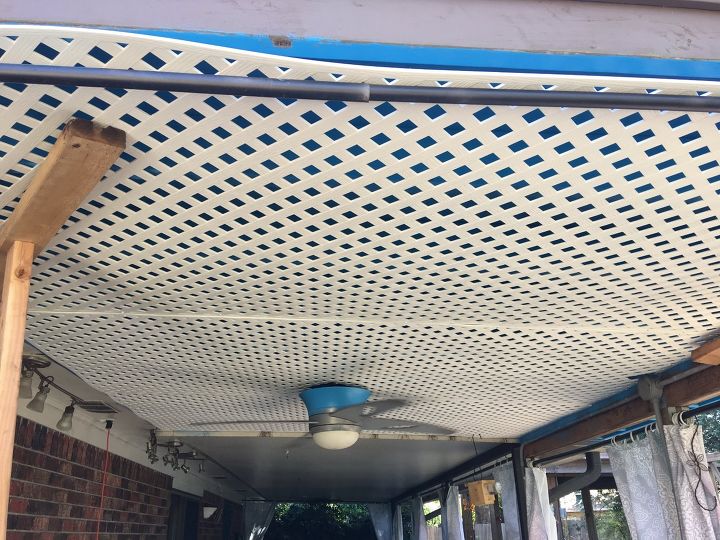 Patio Ceiling Disquise Hometalk - Lattice Patio Cover Ideas Patio Ceiling Disquise Hometalk - Lattice Patio Cover Ideas